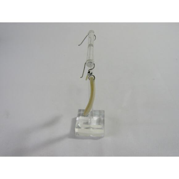 Mother of Pearl Dangly Earrings 2" Boho Retro Whimsycal Y2K Shell Novelty Artsy - Picture 4 of 6